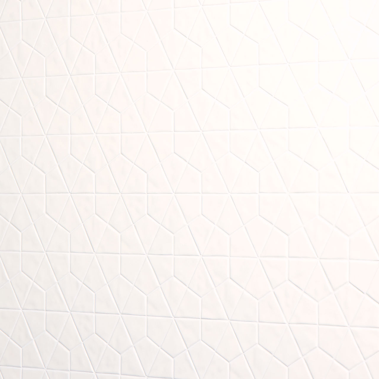 Matte Arctic White, Kaleidoscope, 6X6, Matte