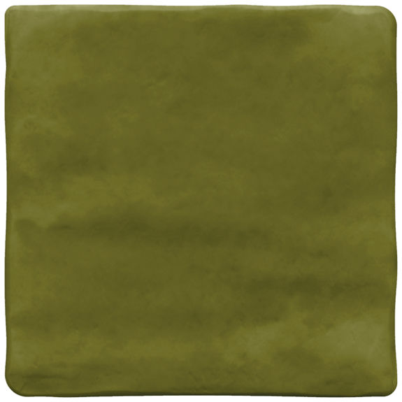 Fern Green 4X4 Glossy Handmade Look Square Ceramic Tile | Artcrafted by Daltile