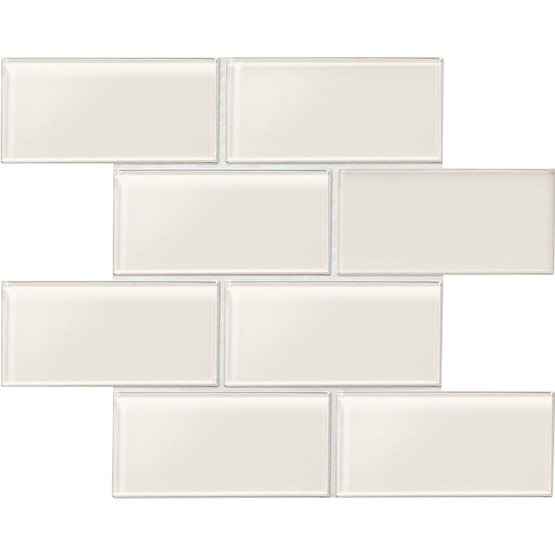 Restore Bright White 3" x 6" Glazed Ceramic Subway