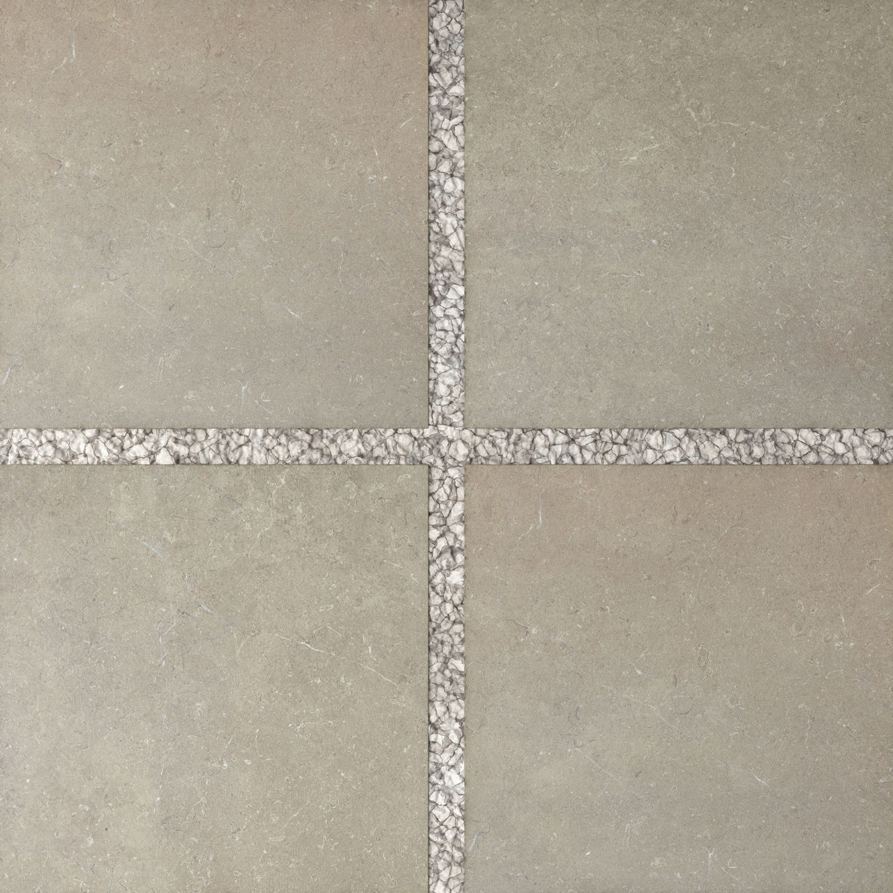 River 24x24 Textured Taupe Porcelain Paver | Courier by Daltile