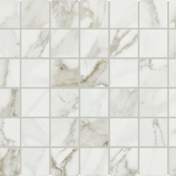 Magnolia 2X2 Stone Look Ceramic Mosaic | Platinum by Daltile