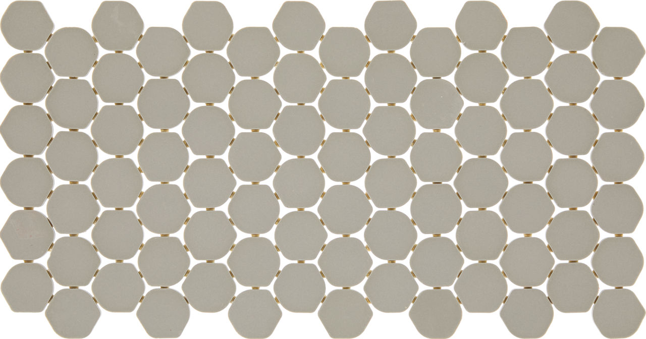 Desert Gray, Organic Hexagon, 2, Matte