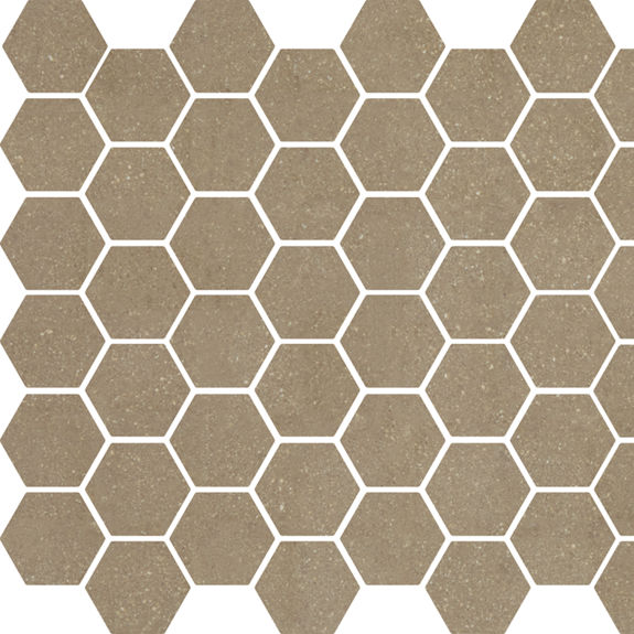 Mottled Medium Brown 2x2 Porcelain | Keystones by Daltile