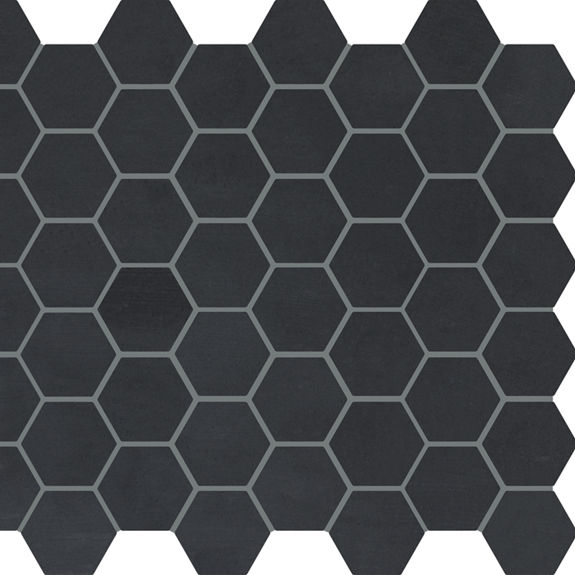 Black/Ebony 2x2 Porcelain | Keystones by Daltile