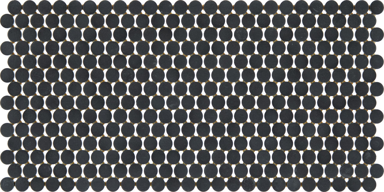 Black/Ebony, Penny Rounds, Matte