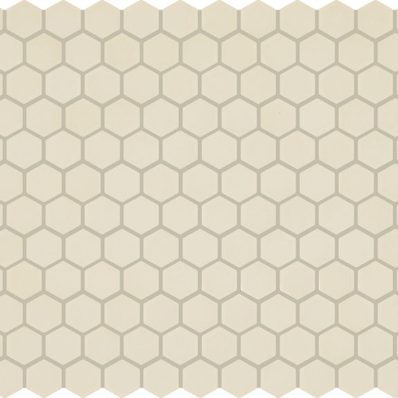 Almond 1x1 Hexagon Mosaic Porcelain | Keystones by Daltile
