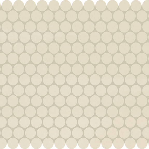 Almond Penny Rounds Porcelain | Keystones by Daltile