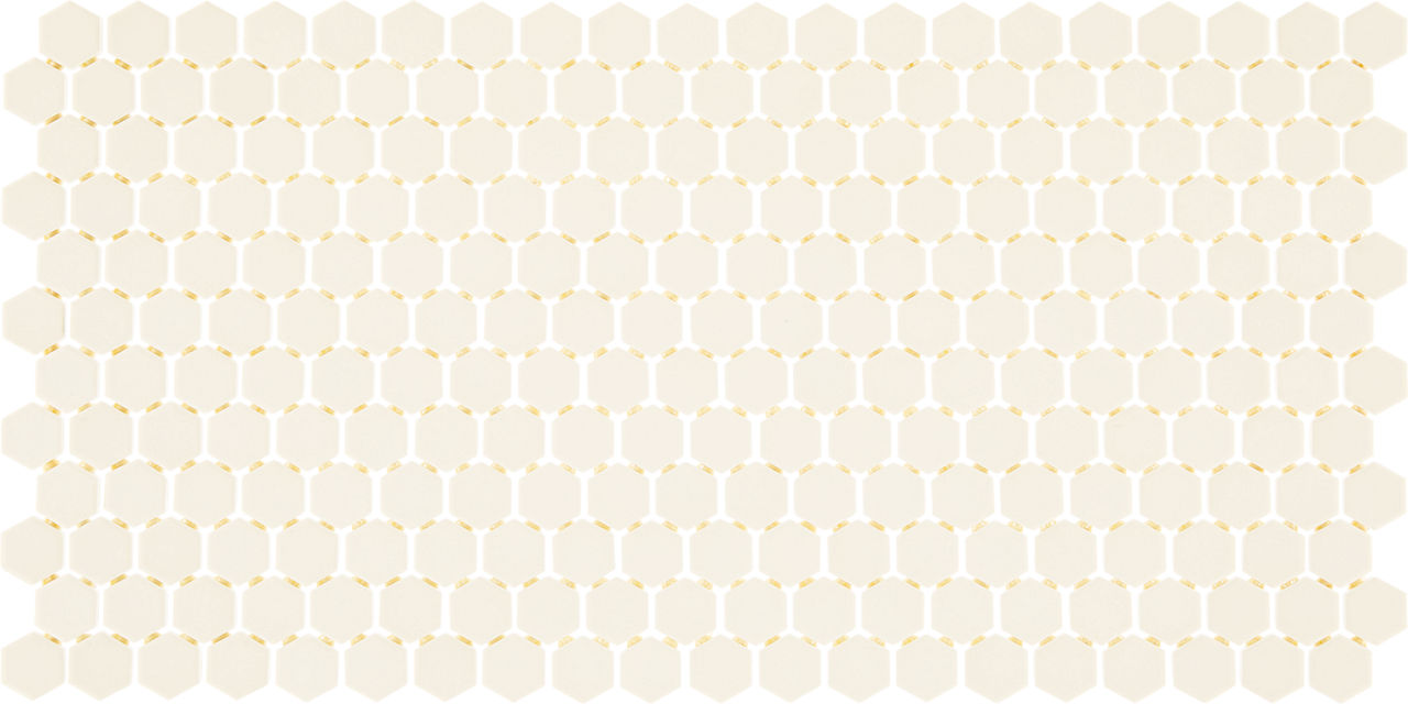Arctic White, Hexagon, 2X2, Matte