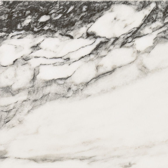 Calypso White 6X18 Glossy Marble Look Large Rectangle Ceramic Tile | Divinium by Daltile