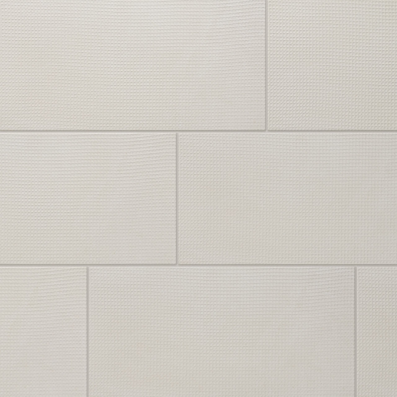 Chalk 12x24 Textured White Woven Porcelain Tile | Exposition by Daltile