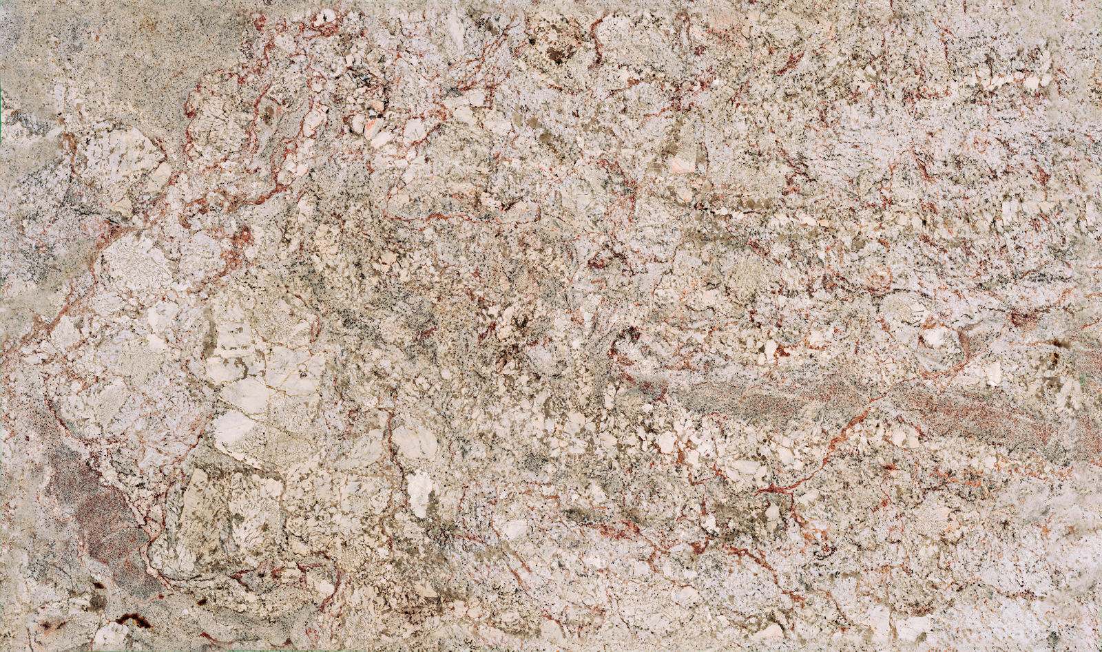 White spring Granite countertop slab