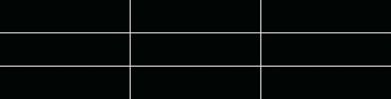 Black, Rectangle, 2X8, Glossy