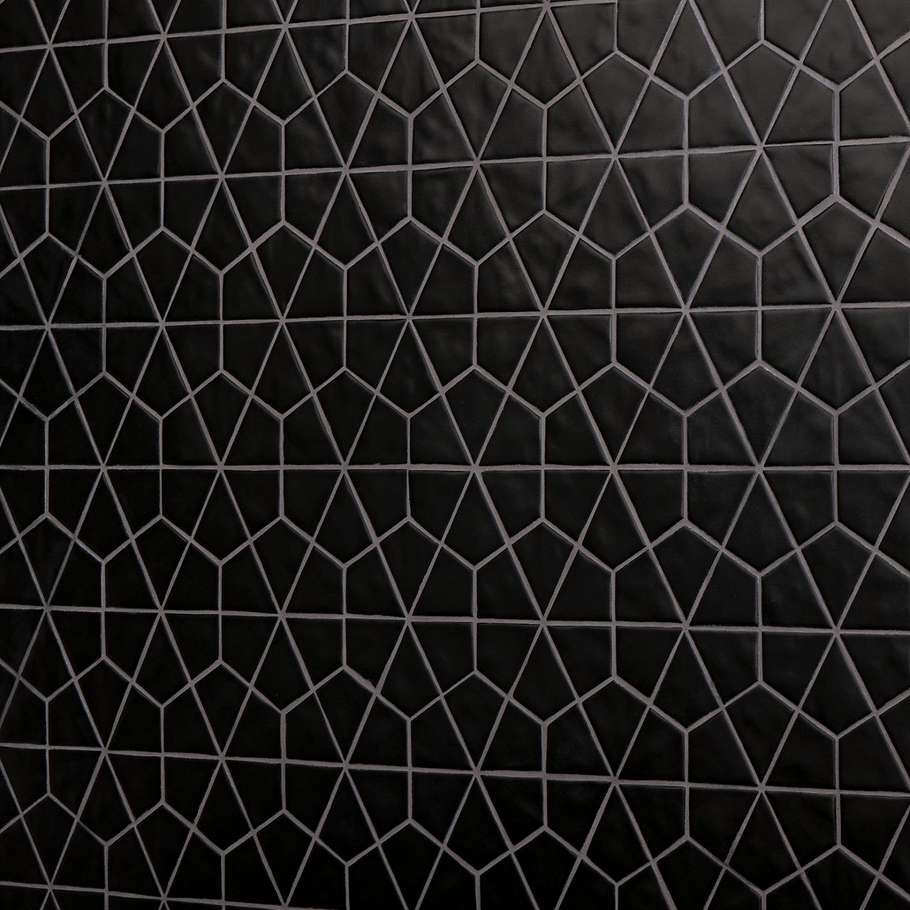 Matte Black, Kaleidoscope, 6X6, Matte