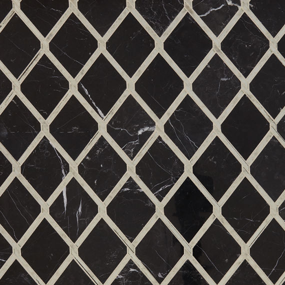 Nero Marquina /Antique Mirror