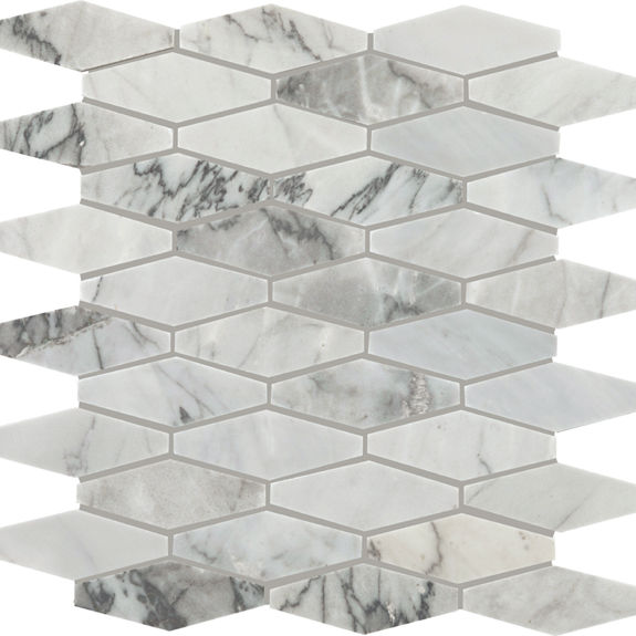 Cirrus Storm Elongated Hexagon Straight Edge Honed