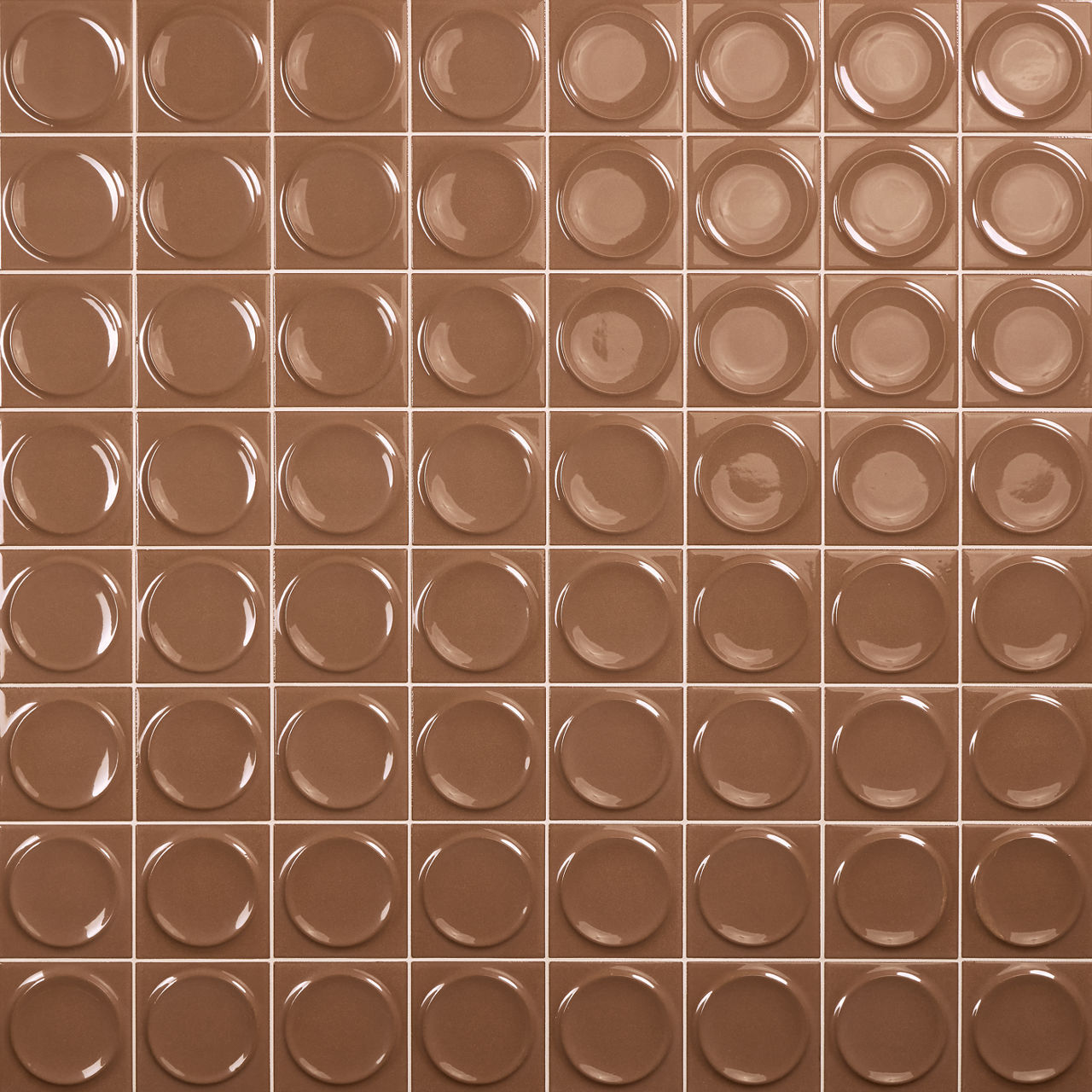 Cocoa Square 4X4 Circle Glossy