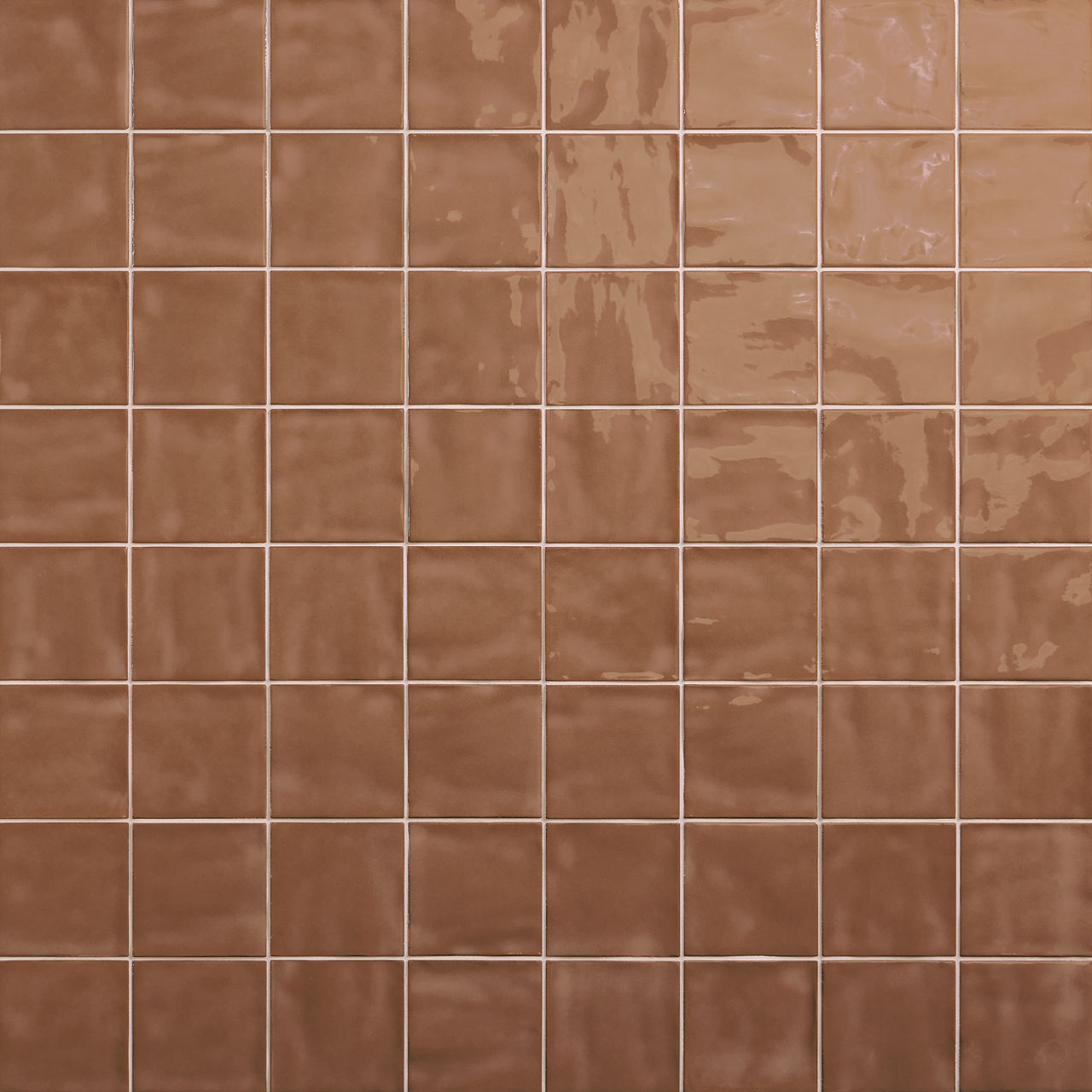 Cocoa Square 4X4 Handcrafted Glossy