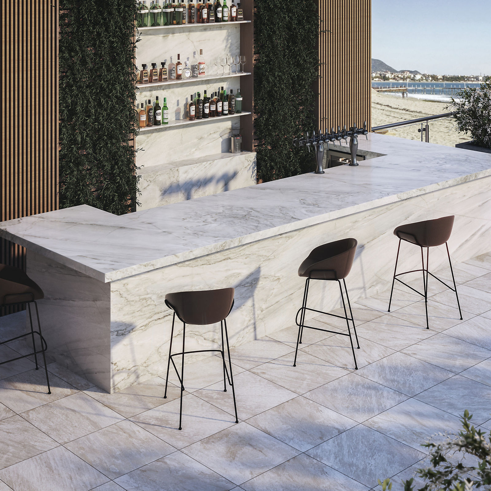 White Pearl Quartzite scene 4