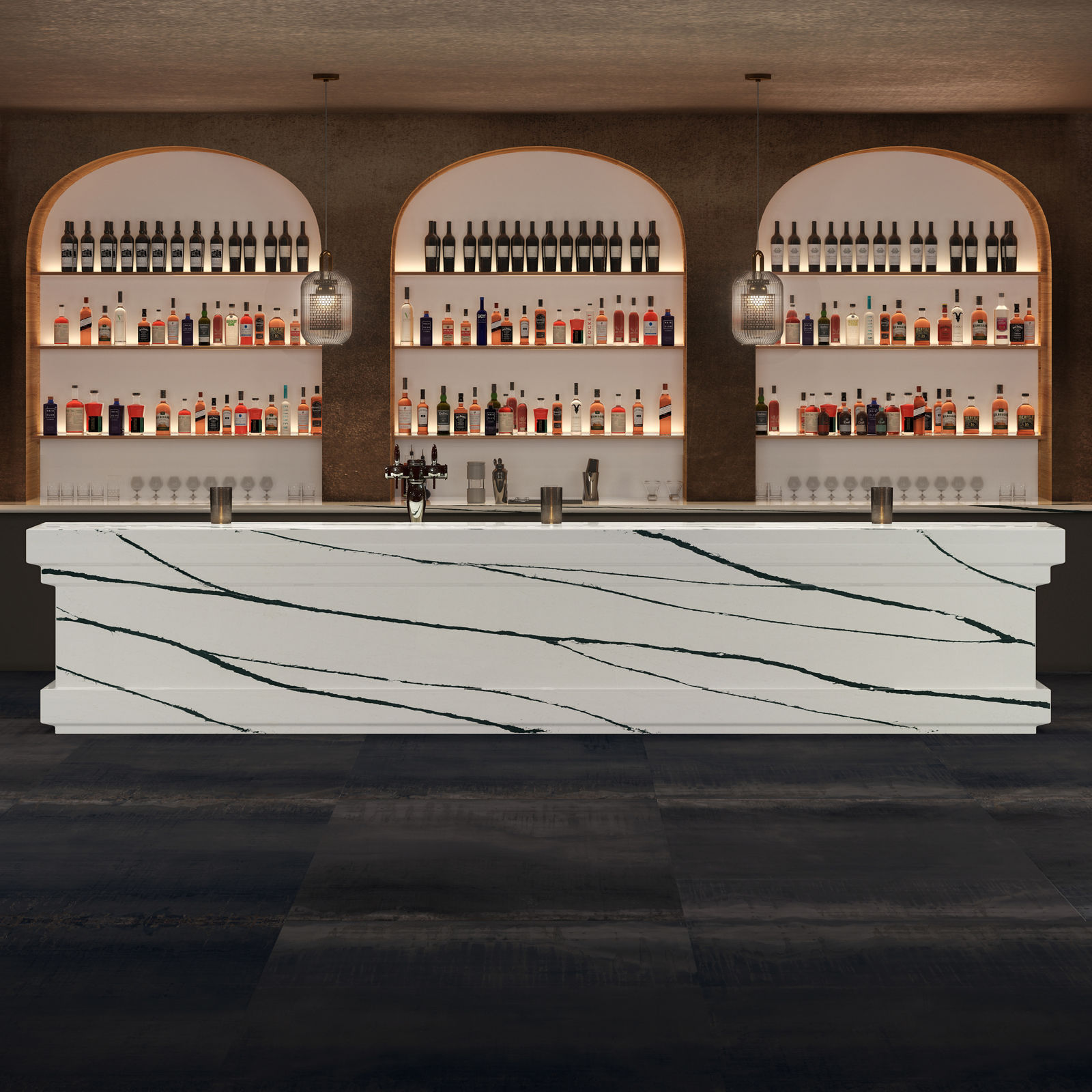Calacatta Bolt Quartz scene 3