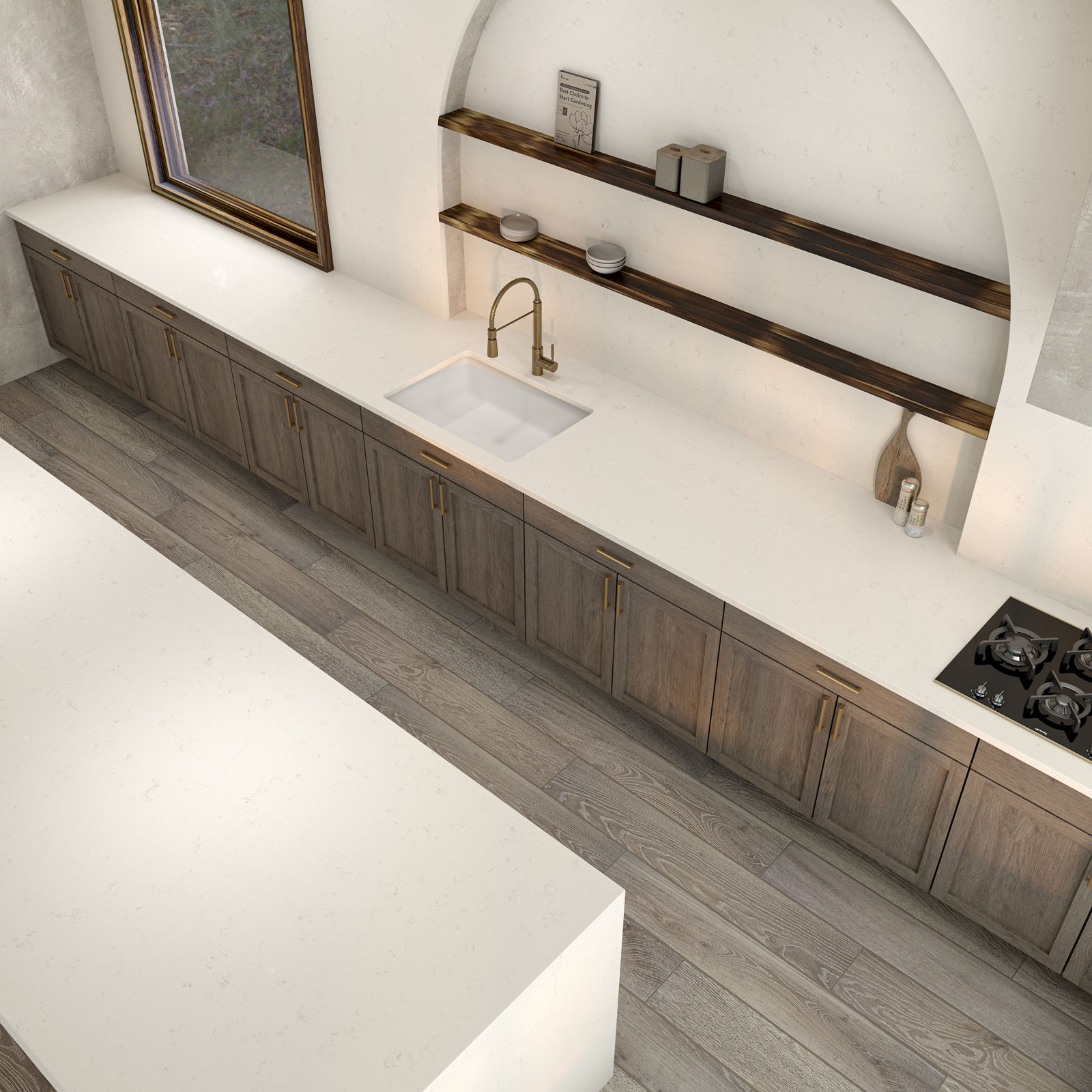 Carrara Pisa Quartz scene 2
