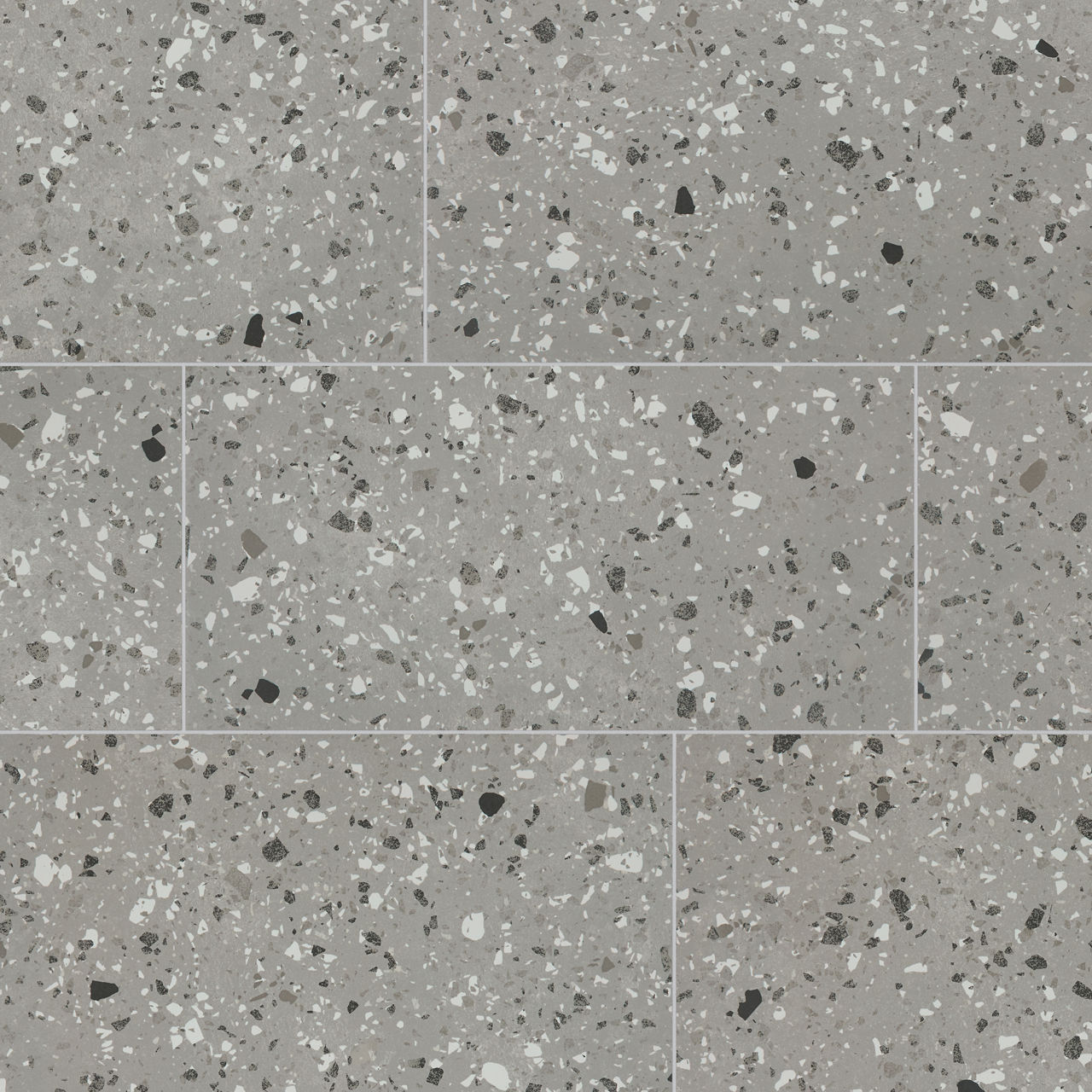 Smoke Flecks 12x24 Matte Gray Porcelain Tile | Poke by Daltile