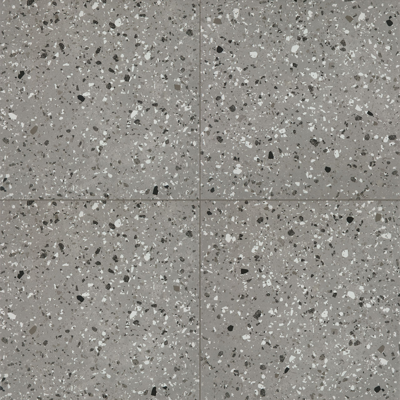 Smoke Flecks 24x24 Matte Gray Porcelain Tile | Poke by Daltile
