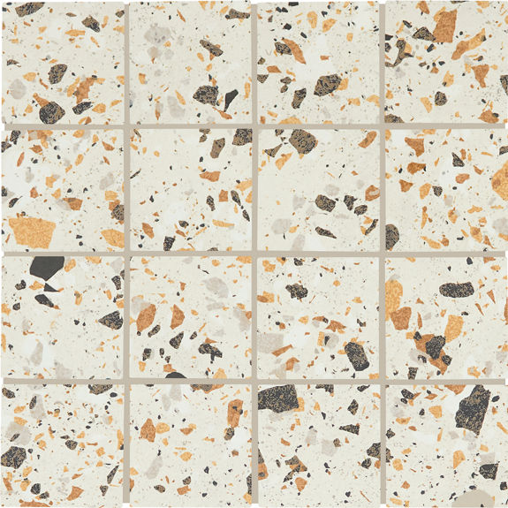 Confetti Flecks 3x3 Matte Multi Porcelain Mosaic Tile | Poke by Daltile