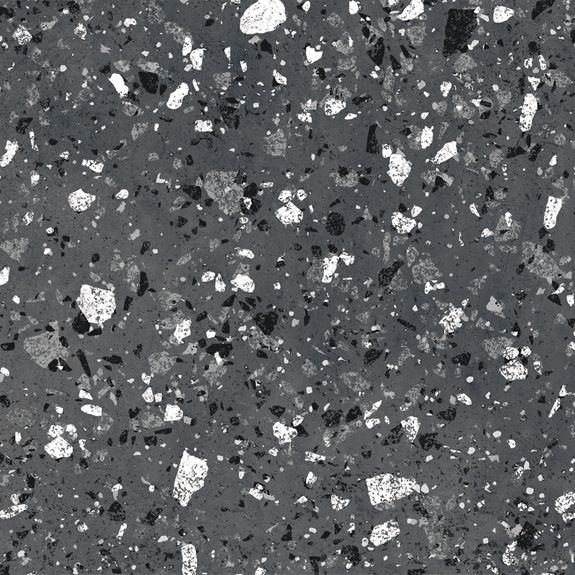 Raven Flecks 12x24 Matte Black Porcelain Tile | Poke by Daltile