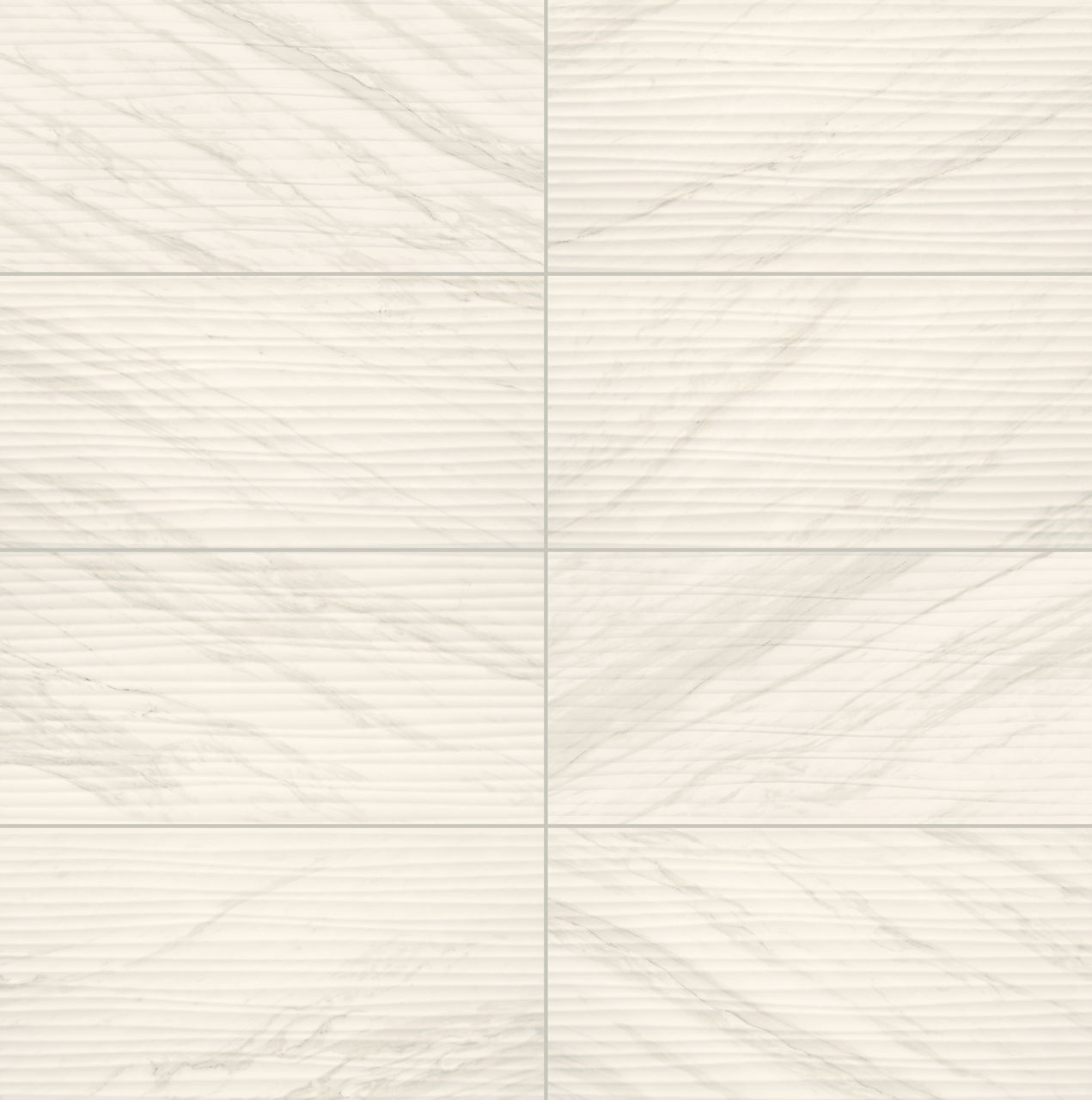 Timeless White, Rectangle, 12X24, Wave, Satin