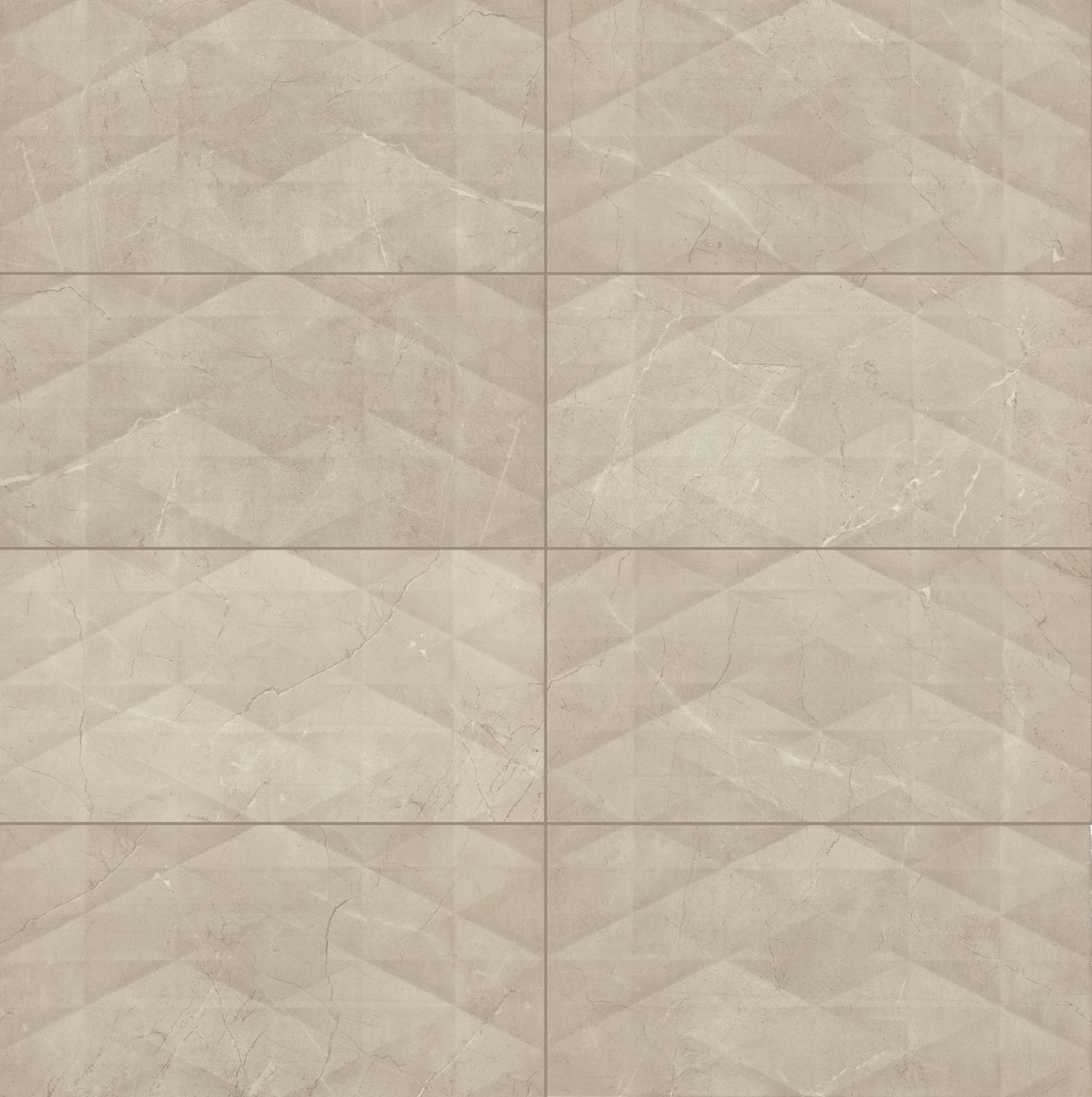 Elegant Beige, Rectangle, 12X24, Geometric, Satin