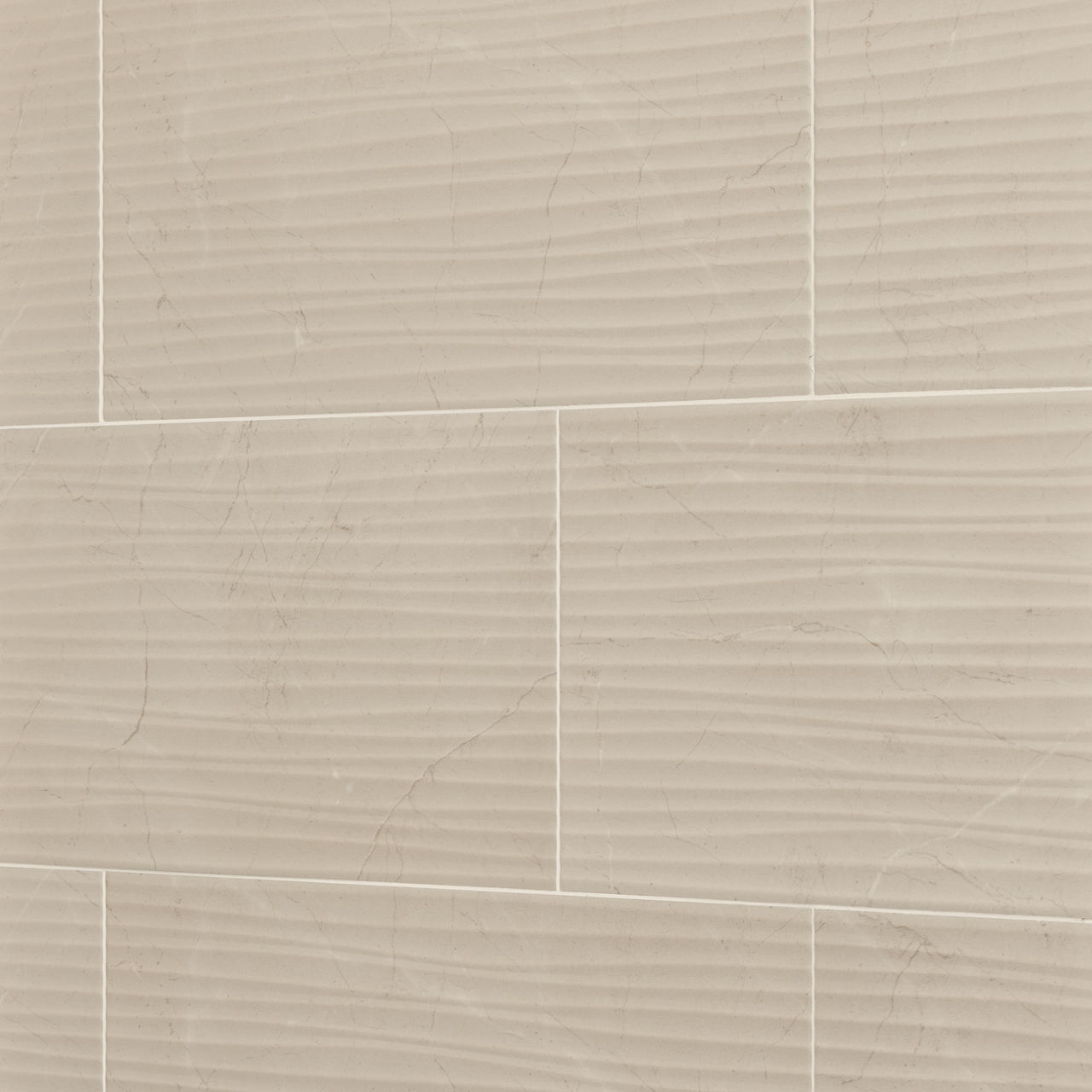 Elegant Beige, Rectangle, 12X24, Wave, Satin