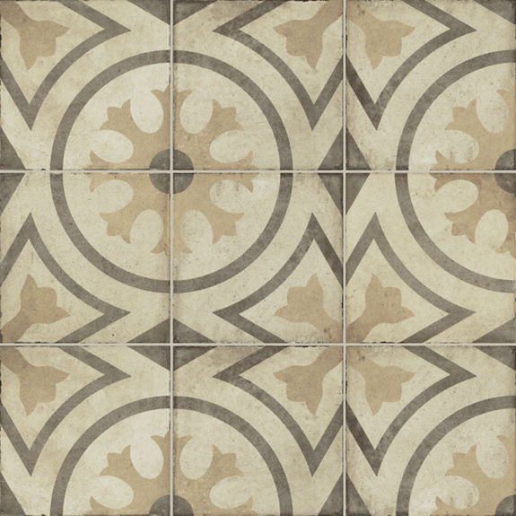 Warm Circolo Multi 8X8 Matte Tile | Quartetto by Daltile
