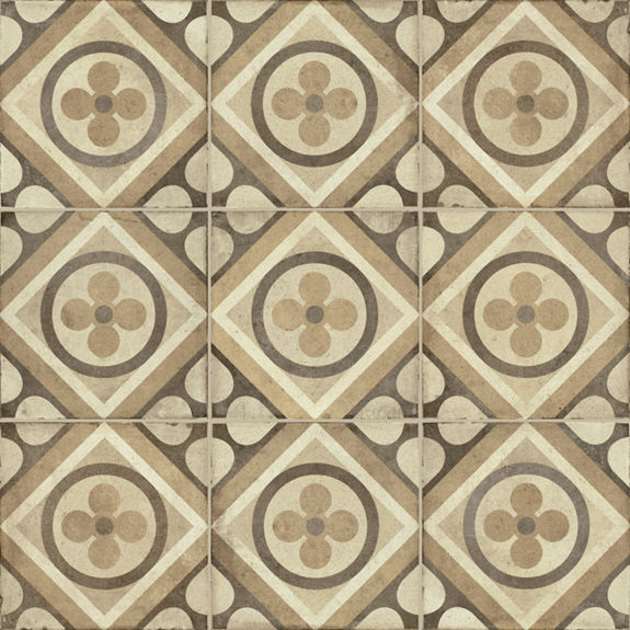 Warm Petalo Multi 8X8 Matte Porcelain | Quartetto by Daltile