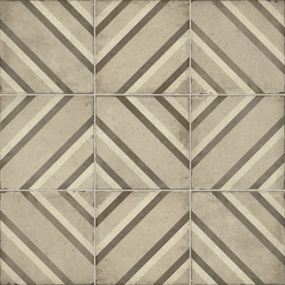 Warm Piazza Multi 8X8 Matte Porcelain | Quartetto by Daltile