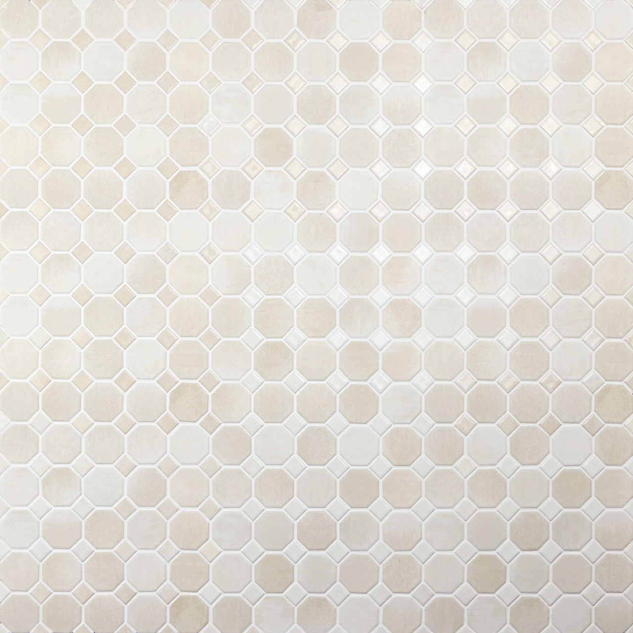 Deckle 2 Mixed White Mosaic Tile | Relicca by Daltile