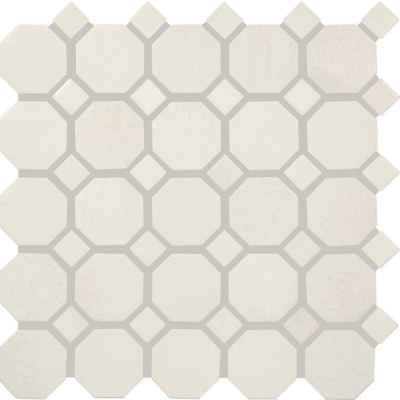 Deckle 2 Mixed White Mosaic Tile | Relicca by Daltile