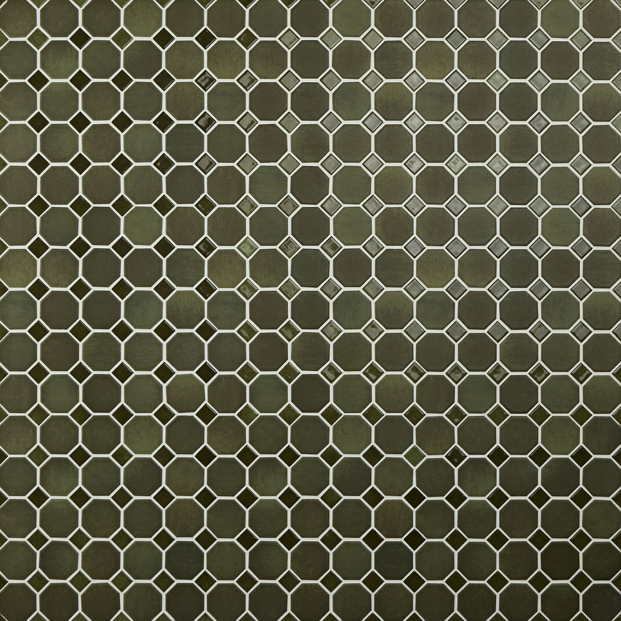 Nook 2 Mixed Green Mosaic Tile | Relicca by Daltile