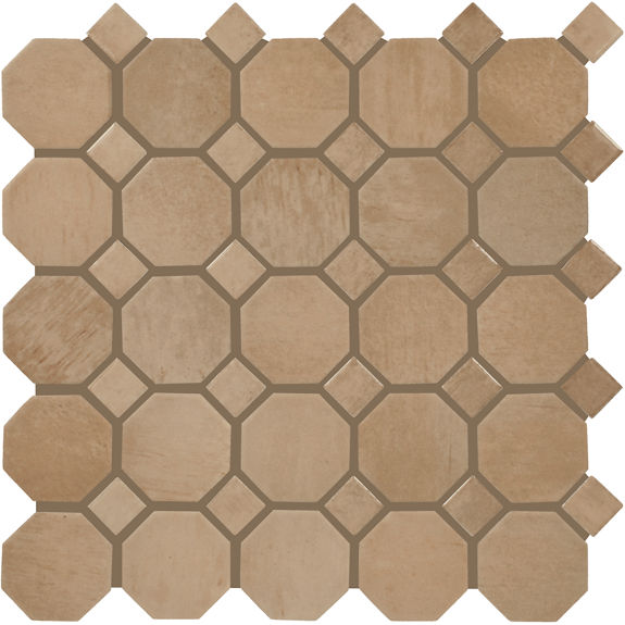 Foxed 2 Mixed Brown Mosaic Tile | Relicca by Daltile