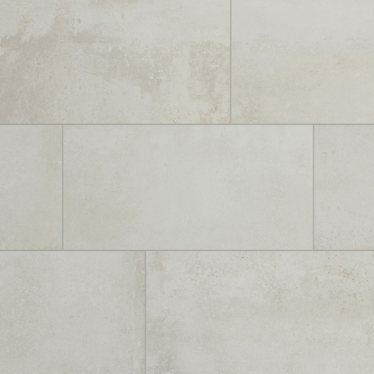 White, Rectangle, 24X48, Stepwise, Matte