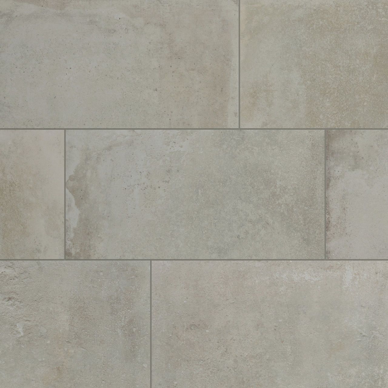 Light Grey, Rectangle, 24X48, Stepwise, Matte