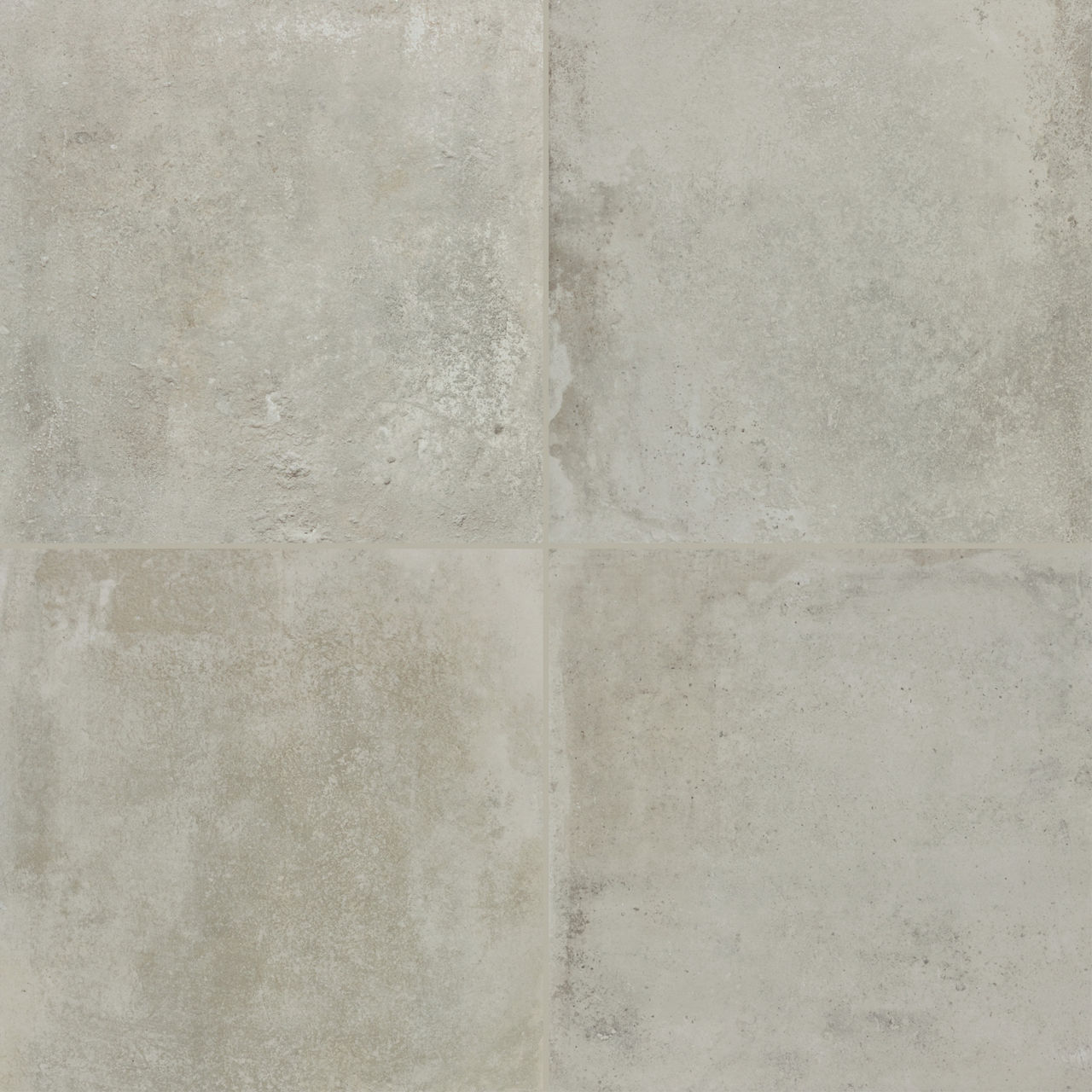 Light Grey, Square, 24X24, Stepwise, Matte