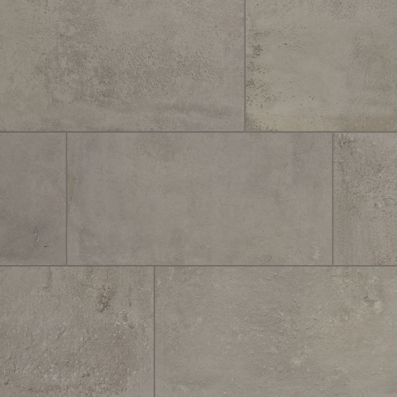 Medium Grey, Rectangle, 12X24, Stepwise, Matte