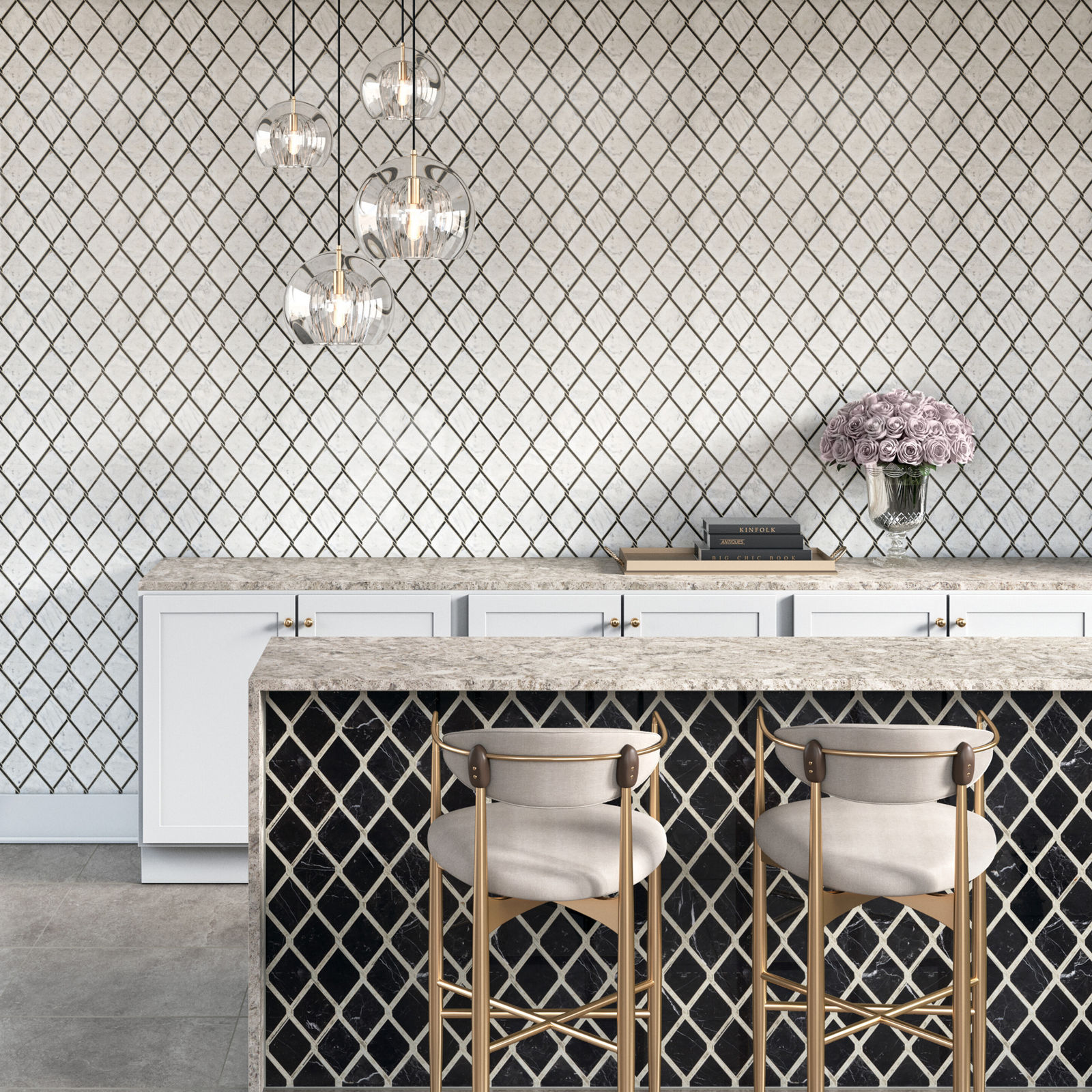 Aspen Grey Quartz scene 3
