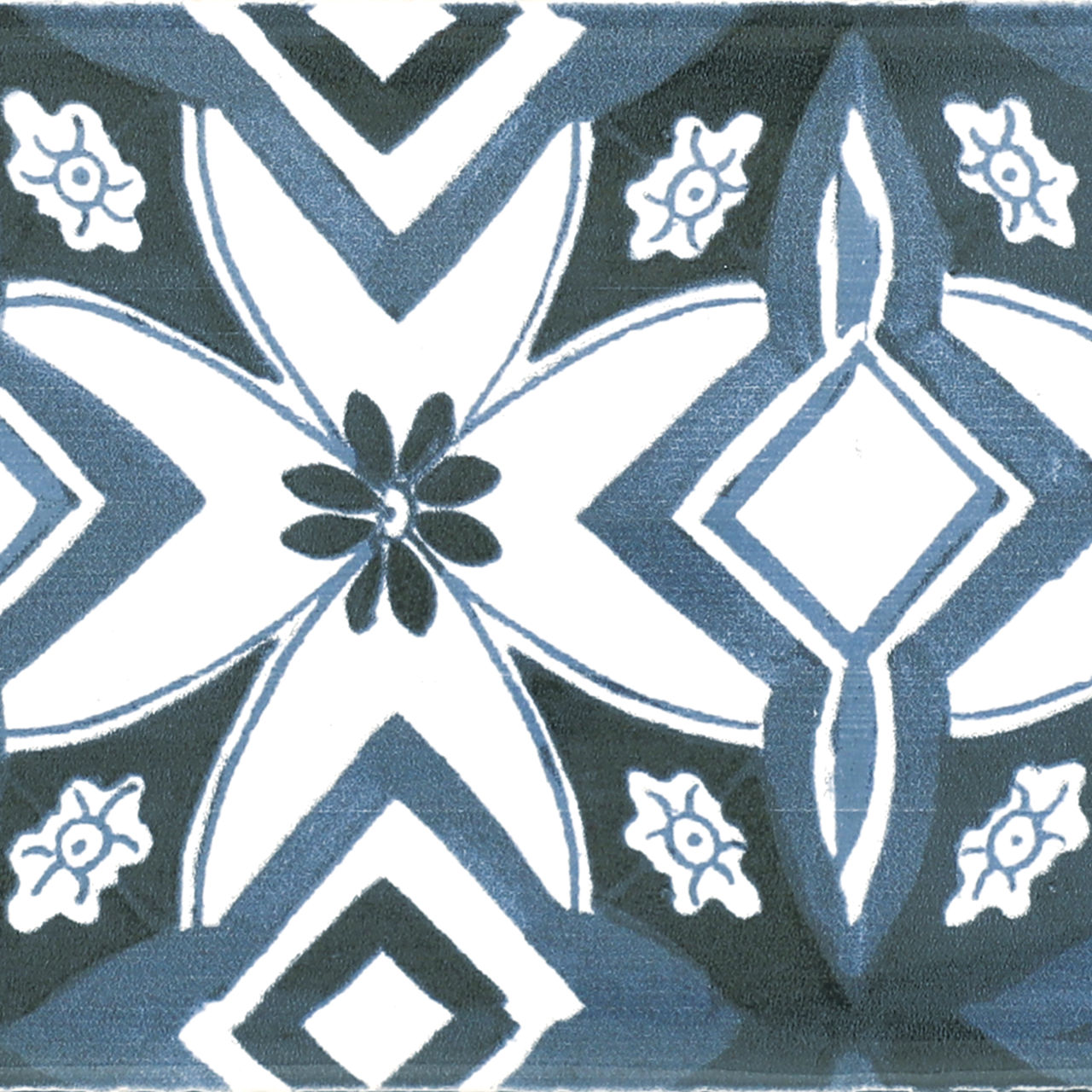 Cameo Blue Mix, 3X12, Glossy