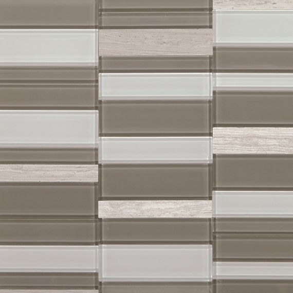 Chenille white and glass Blend