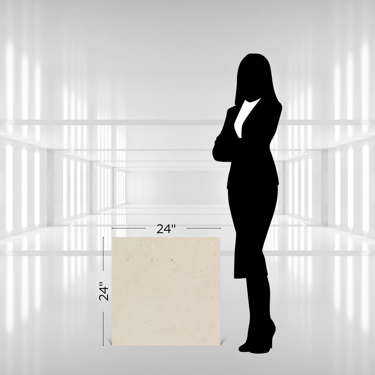 Summit, Square, 24X24, Sand, Matte