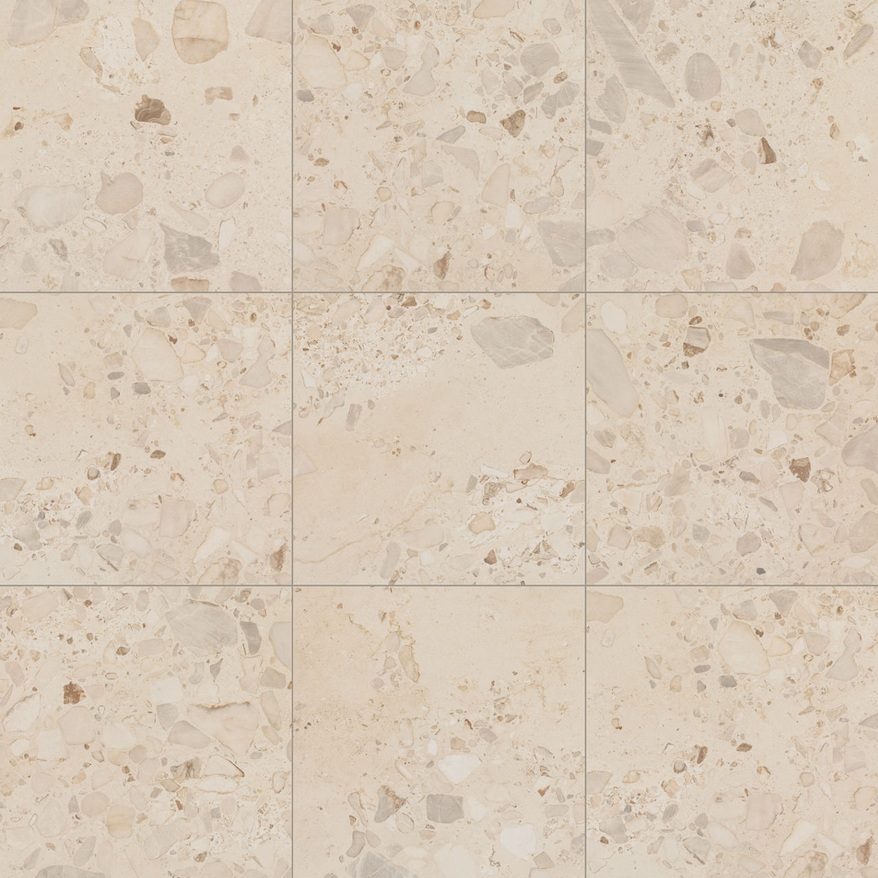 Summit, Square, 24X24, Stone, Matte