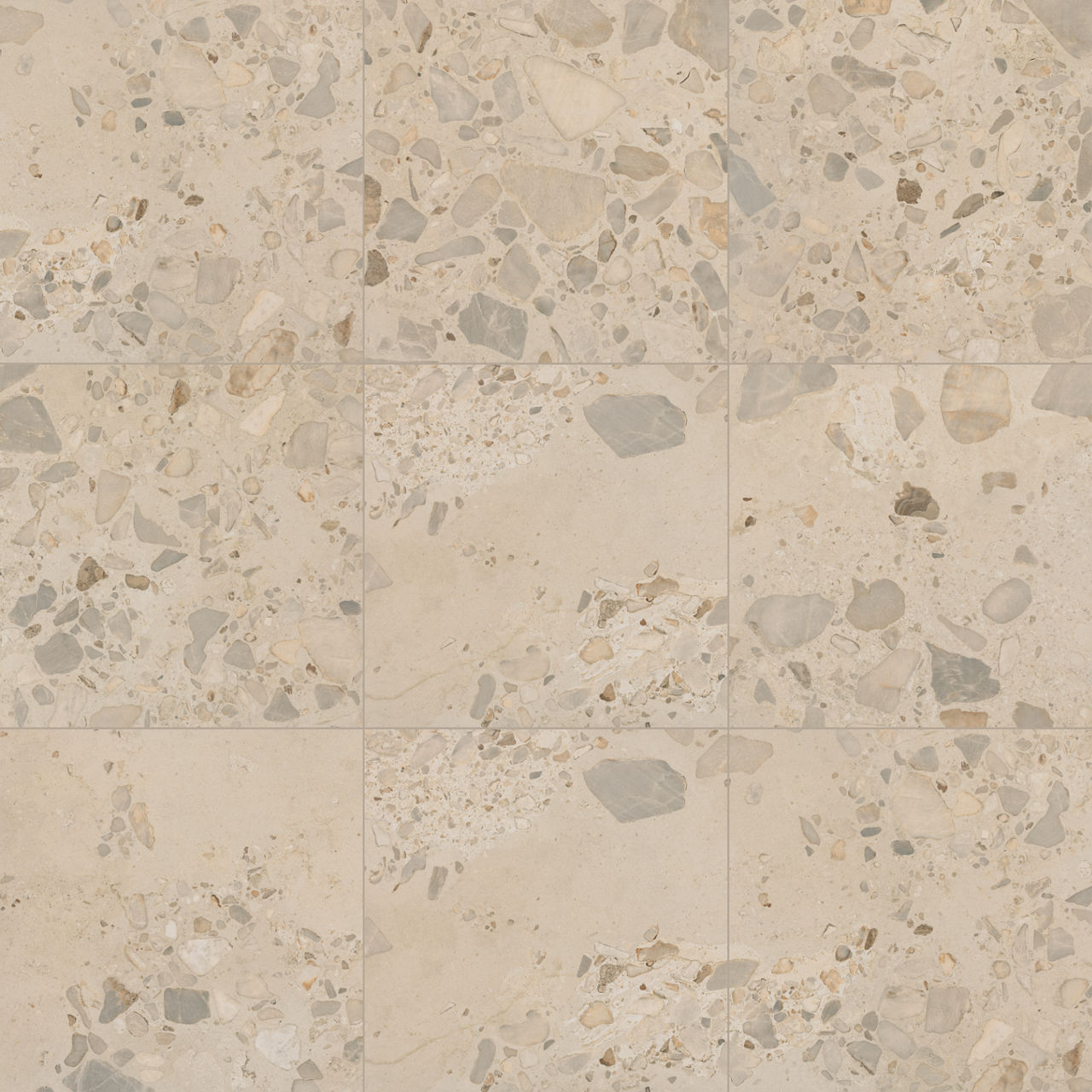 Basin, Square, 24X24, Stone, Matte