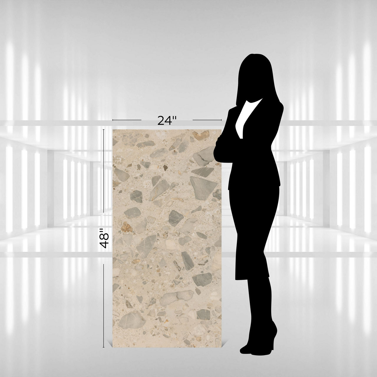 Basin, Rectangle, 12X24, Stone, Matte