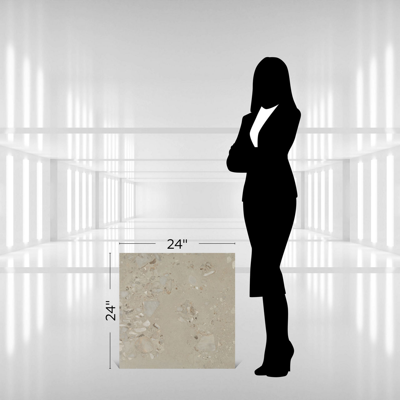 Tundra, Rectangle, 12X24, Stone, Matte